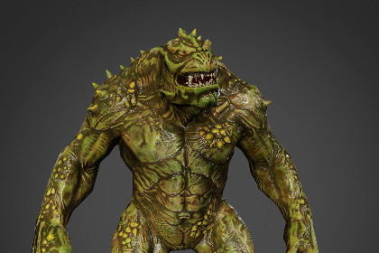 Swamp monster creature