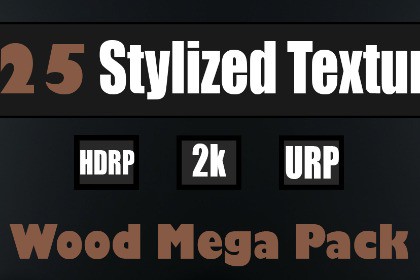 Stylized Wood Textures Mega Pack