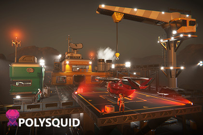 Modular Sci Fi Base Kit-Volcano