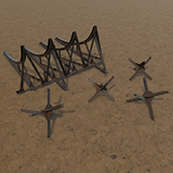 WWII Czech Hedgehogs