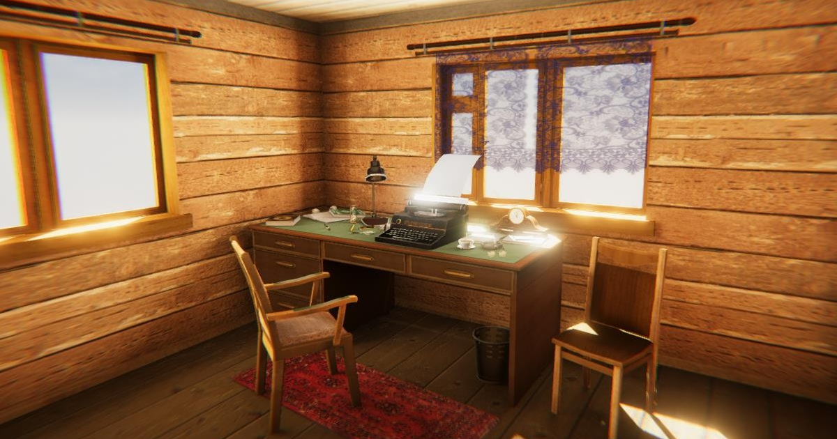 Writer's Workplace | 3D Interior | Unity Asset Store
