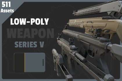 Low Poly Weapon Series V 2