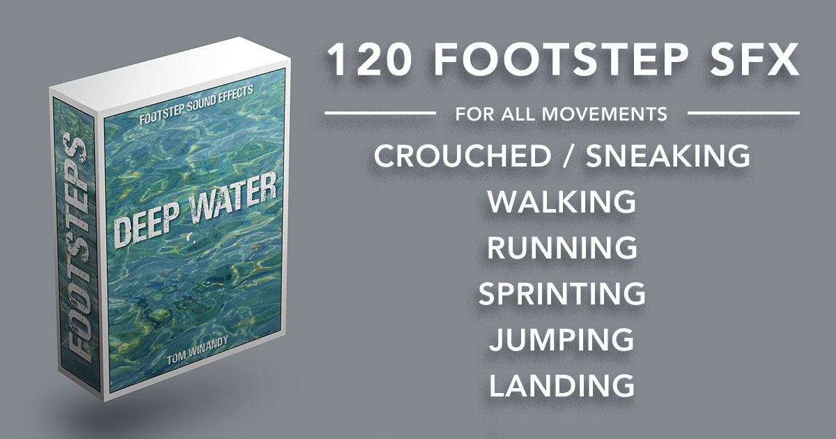 Footsteps Sound FX - Deep Water | 기타 효과음 효과음 | Unity Asset Store
