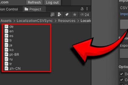 CSV Localization Sync + Runtime Demo