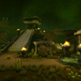 low poly ancient jungle environment pack - temple, foliage, trees, grass, plants