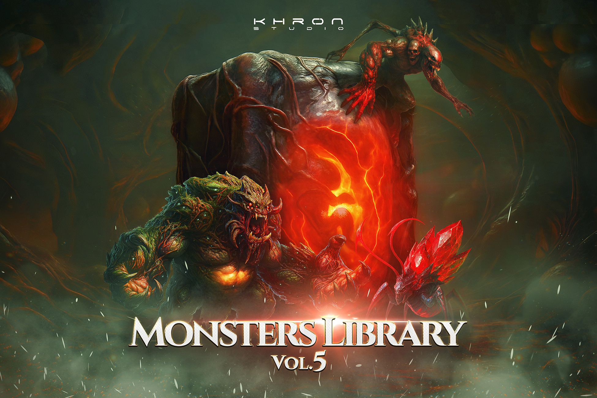 Monster Library Icon Monsters Library Vol 5 by Khron Studio