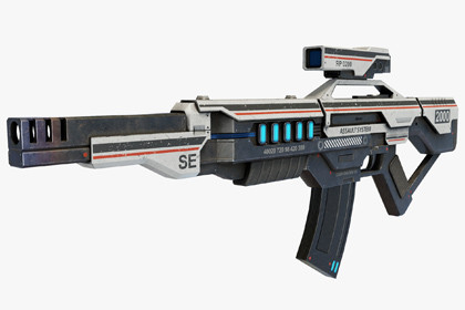 Sci Fi Assault Rifle A