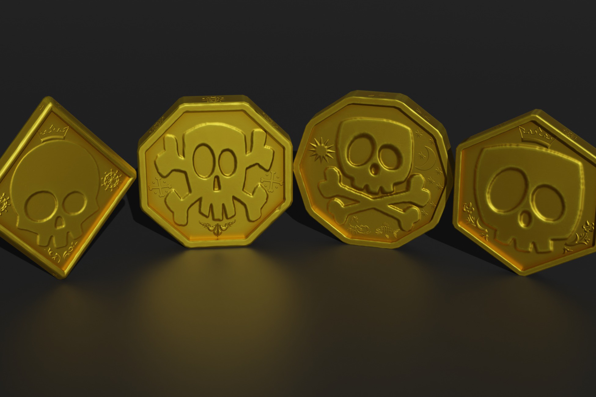 Stylized Golden Coins 3D Unity Asset Store Stylized golden coins 3d unity asset store