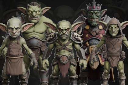 Stylized Goblin Characters Pack