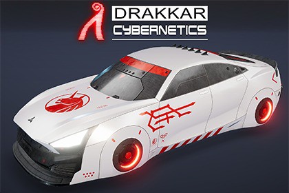 Drakkar Cybernetics - Sci-fi Car: Mitrohn SX