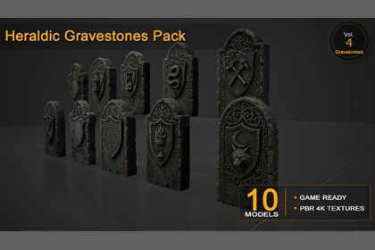 Heraldic Gravestones Pack