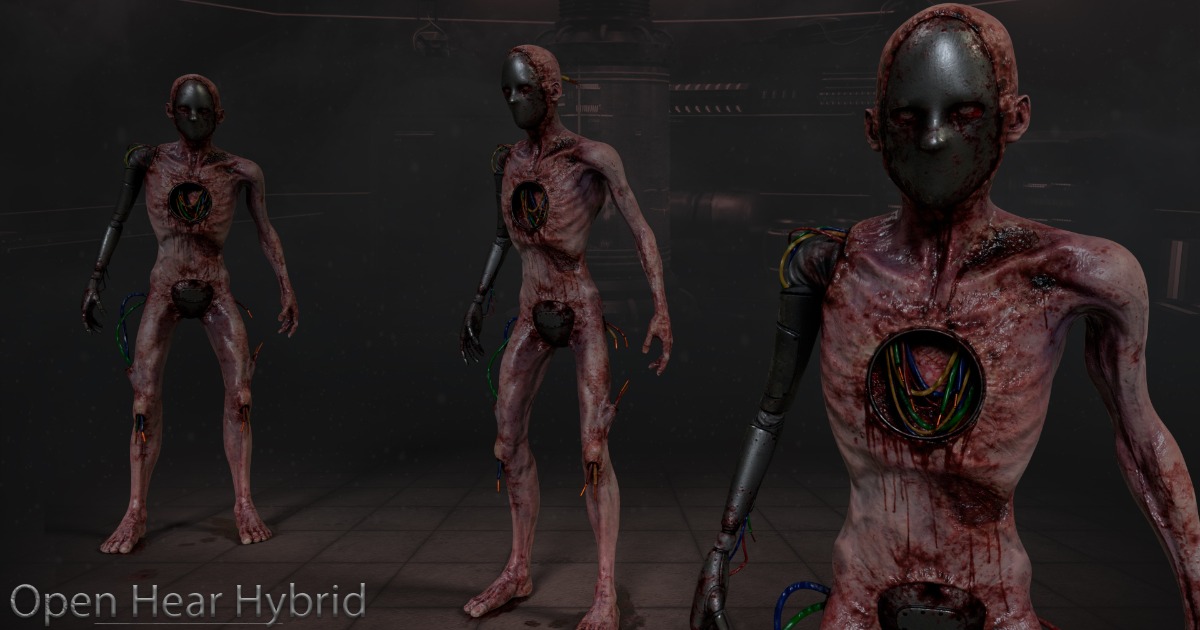 Open Heart Hybrid | Characters | Unity Asset Store