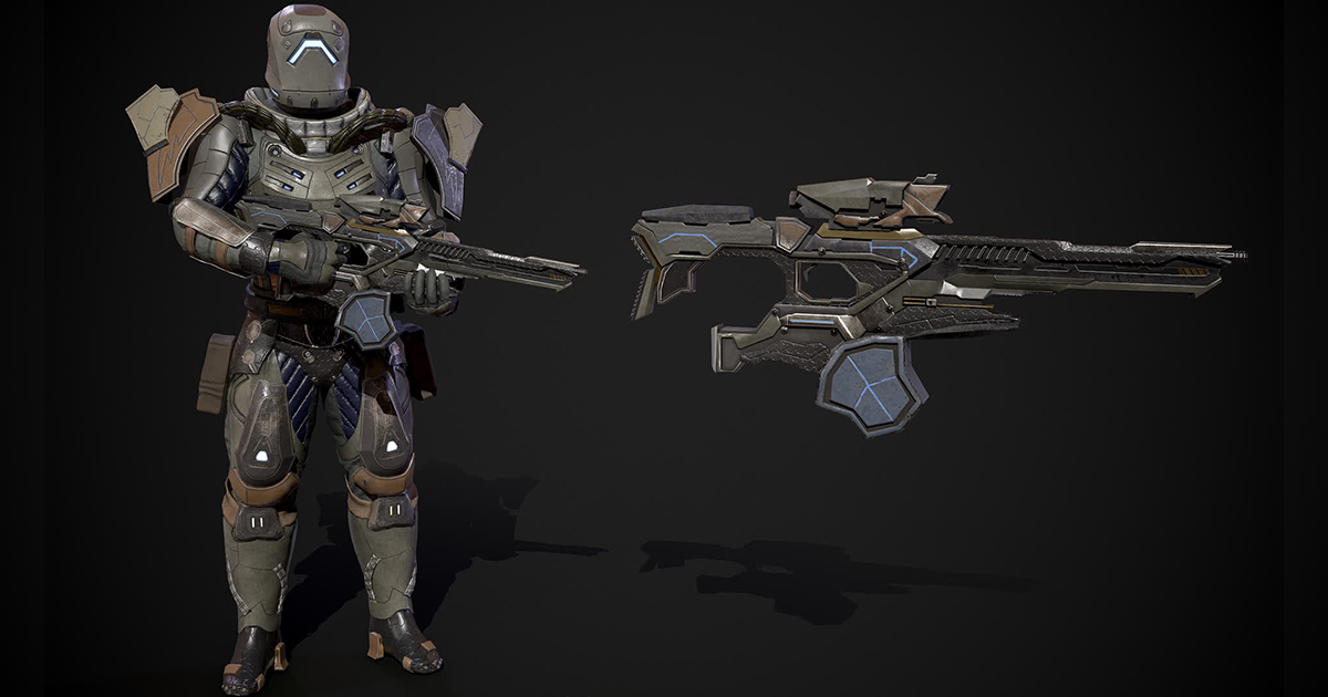 Human_Soldier1 3D Humanoids Unity Asset Store