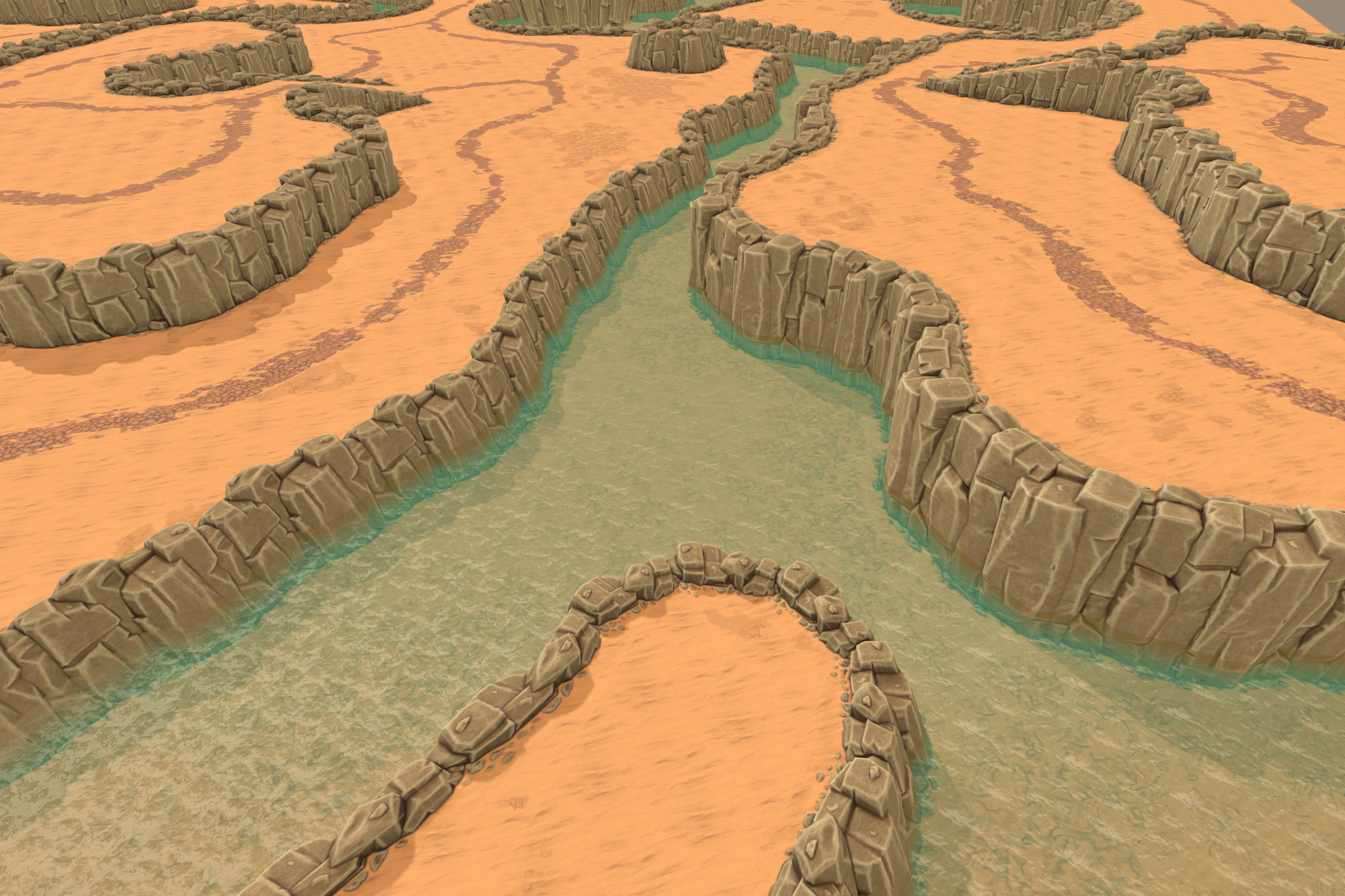 Tile World (Modular Rocks) 3D Environments Unity Asset Store