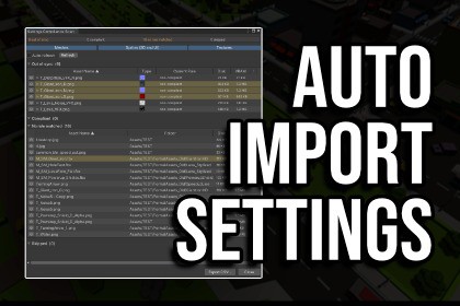 Import Suite: Automate Import Settings