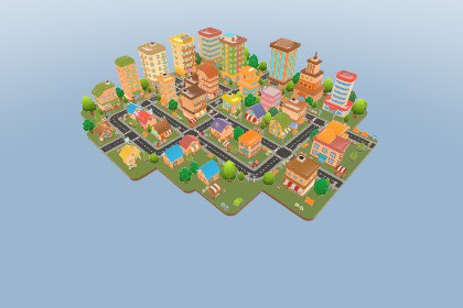 Cozy City - Chibi Stylized City Buildings 02