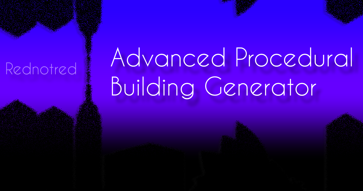 Advanced Procedural Building Generator | Level Design | Unity Asset Store