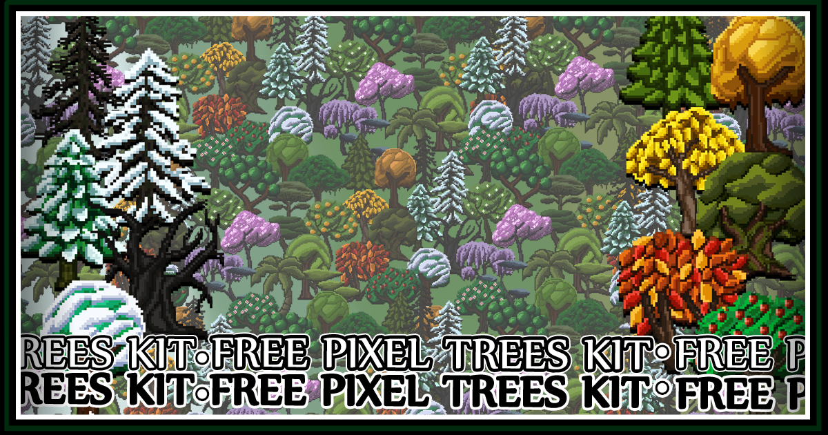 Unity Skill Tree 2d Free 2D Pixel Trees Kit | 2D Nature | Unity Asset Store