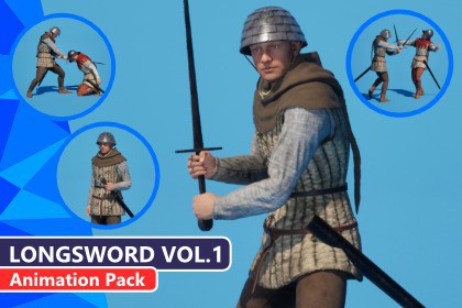 MC Longsword Vol.1 - Believable 3D Animations by MoCap Central