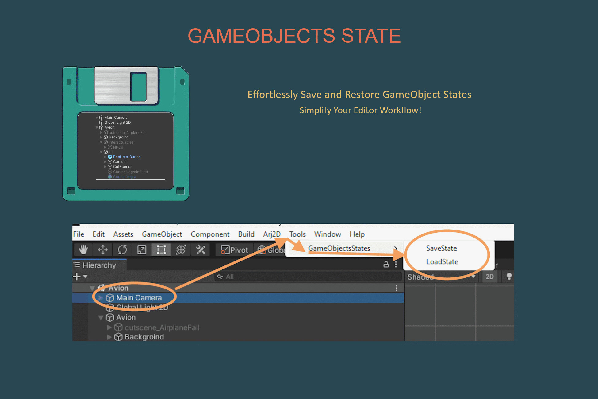 Gameobject Select GameObjects State - Save and Restore GameObject States | Utilities ...