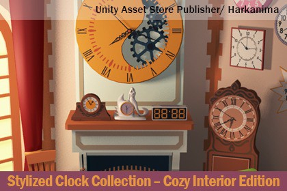 Stylized Clock Collection - Cozy Interior Edition
