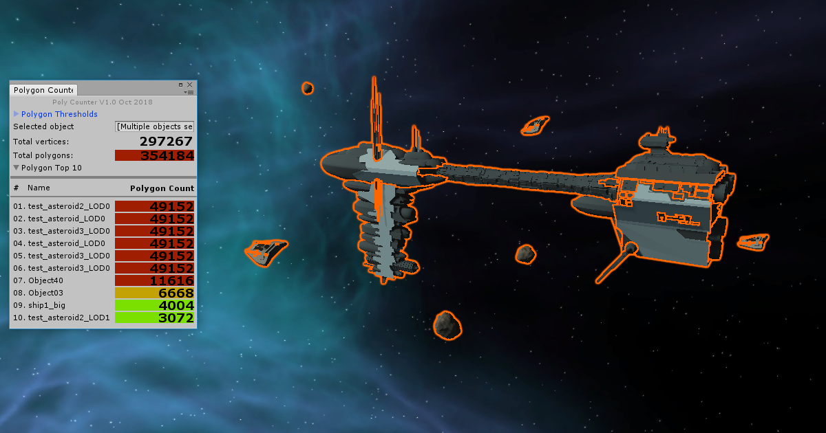 Polygon Counter | Utilities Tools | Unity Asset Store