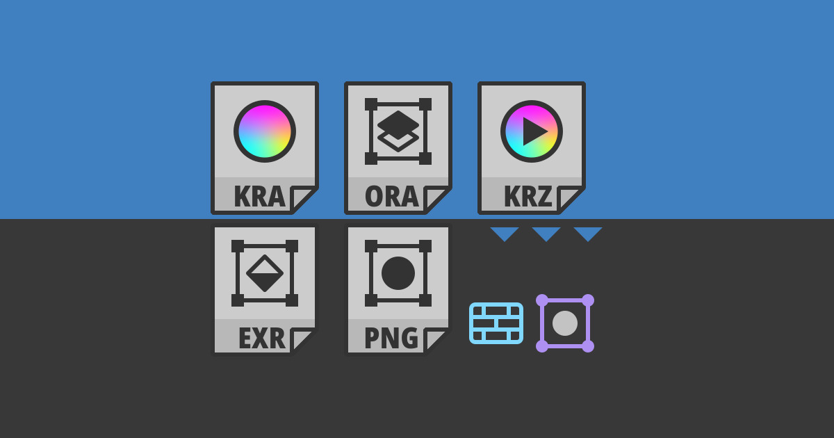 Importer for Krita (.kra, .krz) and OpenRaster (.ora) images and ...