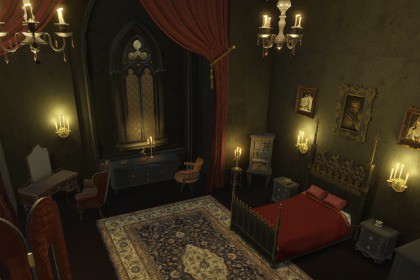 Gothic bedroom (MODULAR)