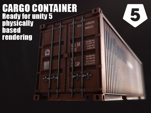 Cargo Container | 3D Industrial | Unity Asset Store