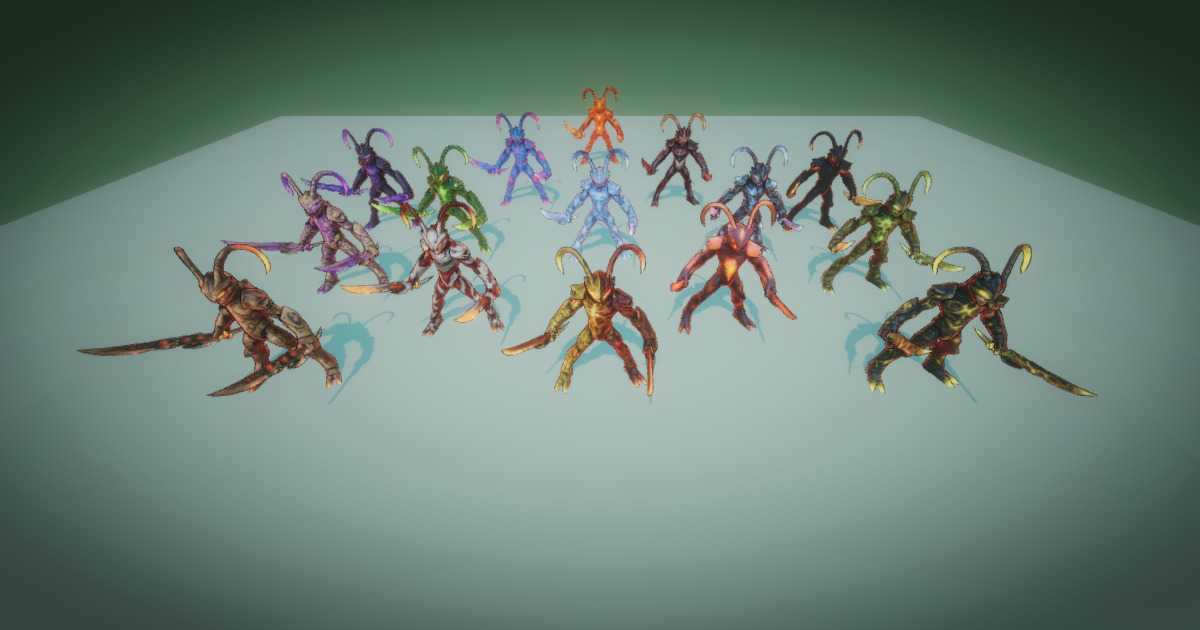 Unity Creatures Fantasy Monster 23 (Rig + Animation) – PixeliusVita | 3D Creatures ...