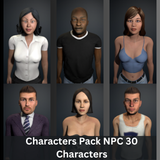 Characters Pack NPC 30 Characters