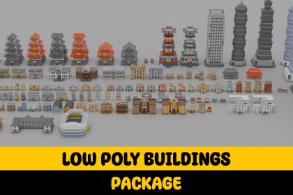 Low Poly Buildings Package