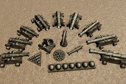 Cannon System Pro | 6 Animated & Destructible Cannons – Vol. 1