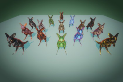 Hexy Beast - Stylized Fantasy Monster (Rig + Animation) – PixeliusVita