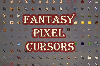 Fantasy Pixel Cursors