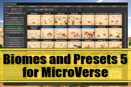 Biomes and Presets 5 for MicroVerse