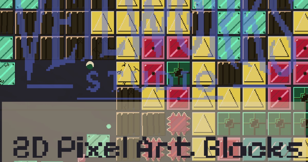 Block Pattern 2d 2D Pixel Art Blocks | 2D Textures & Materials | Unity Asset Store