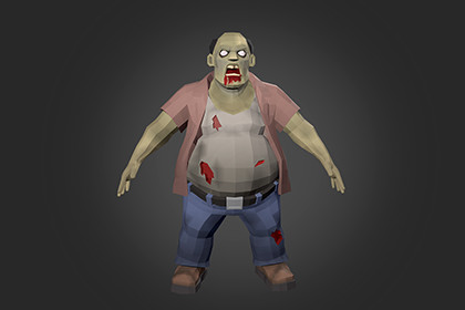 Fat Zombie character