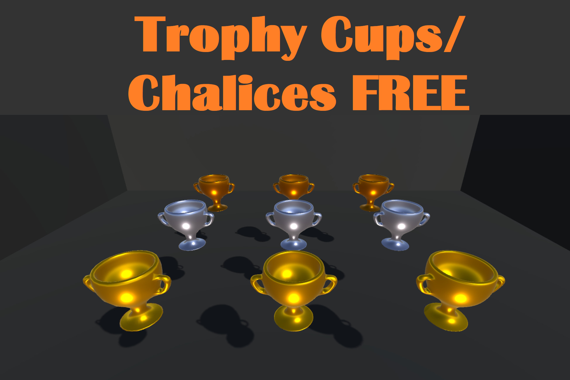 Trophy Cups/Chalices FREE | 3D Props | Unity Asset Store