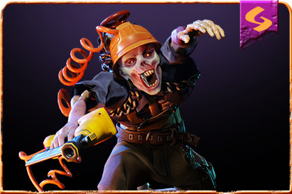 Zombie Builder with Nail Gun | Worker