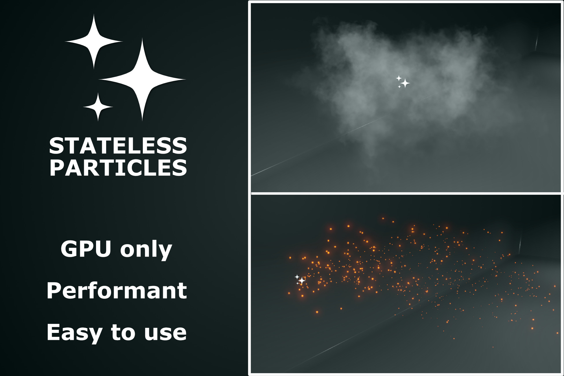 Stateless Particles