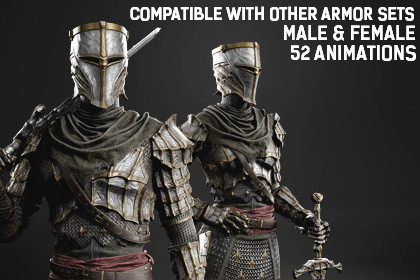 Gothic Knight - Male and Female