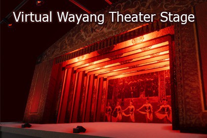 Virtual Wayang Theater Stage 3D Model