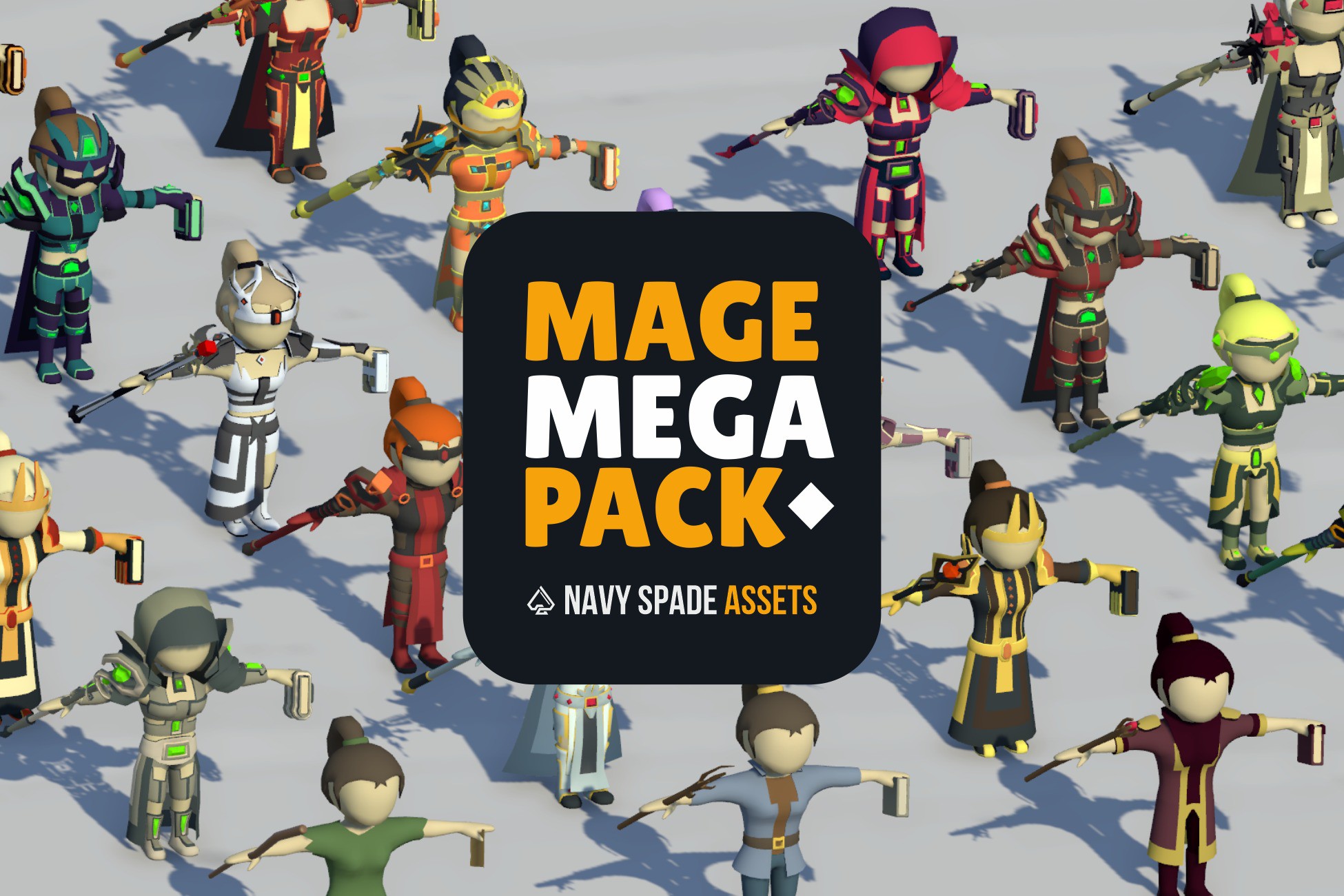 Unity Mages Mage Mega Pack | Characters | Unity Asset Store