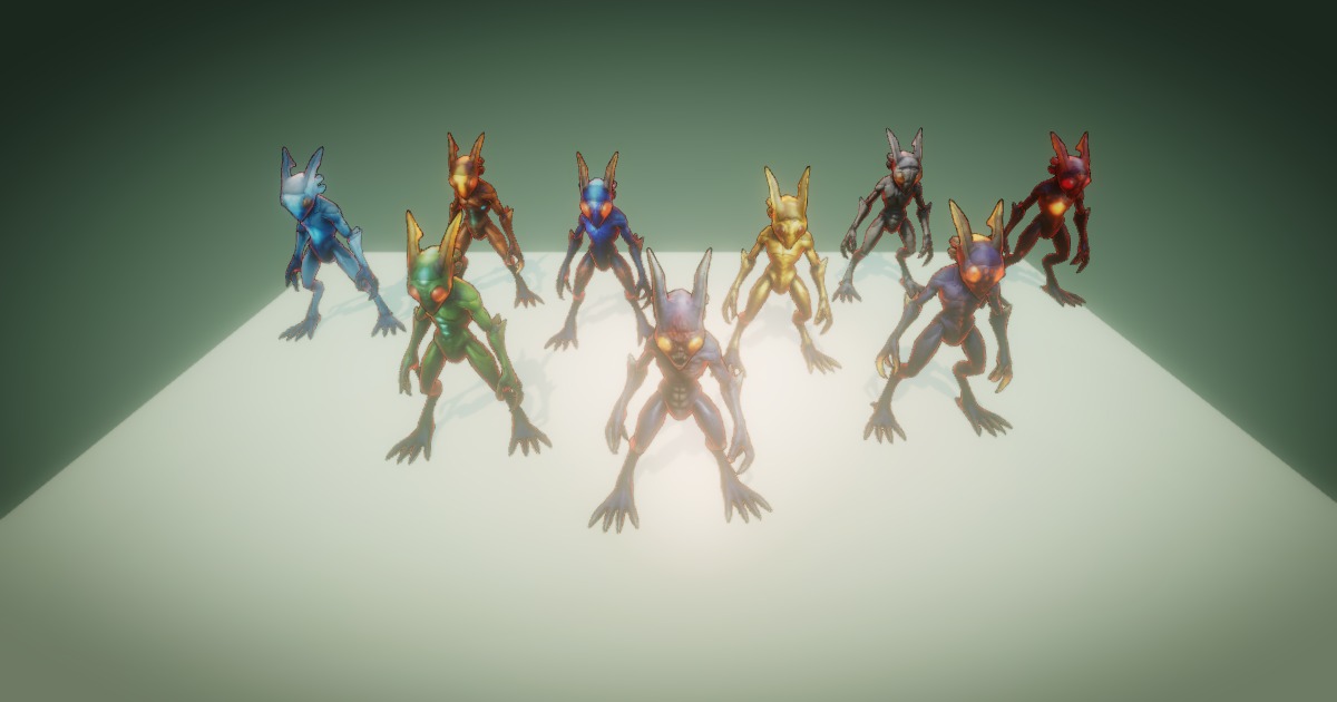 Fantasy Monster 3D Model 02 - Game Ready - PixeliusVita | 3D Creatures ...