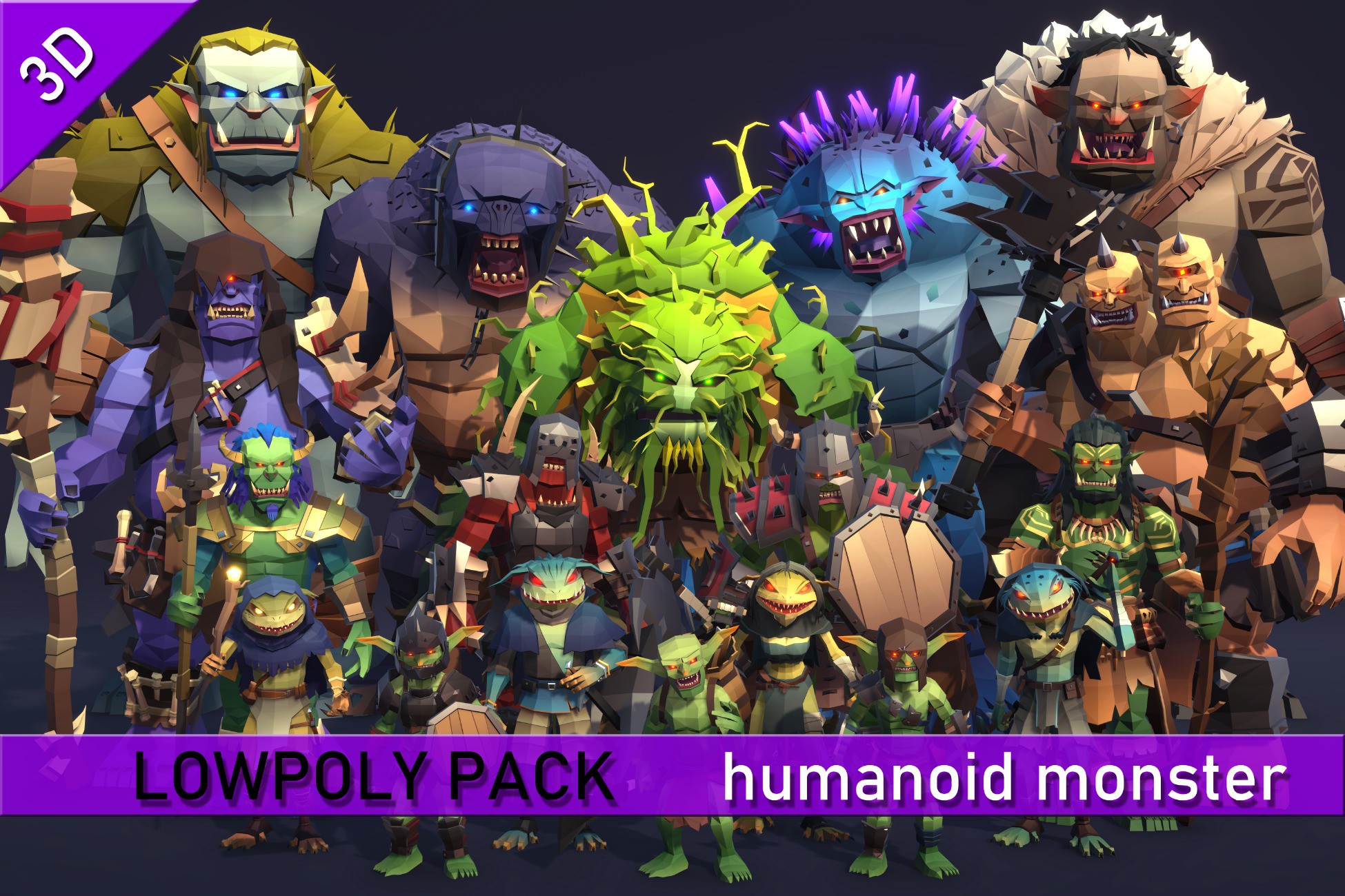 LowpolyPack_Humanoid monster