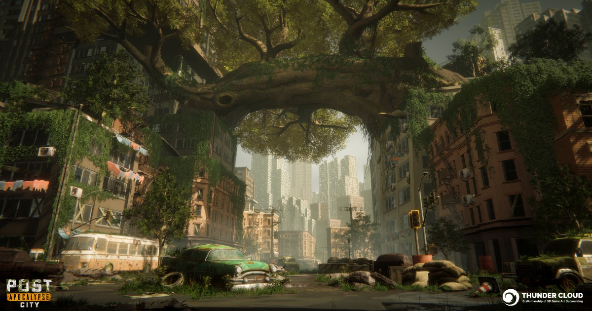 Apocalyptic Environment Unity Post Apocalypse City | 3D Environments | Unity Asset Store