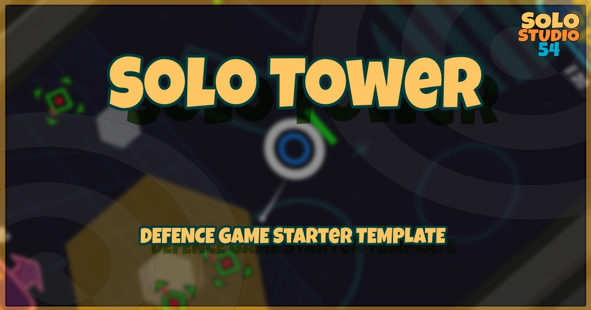 Solo Tower – 2D Tower Defense Survival Game Template for Unity ...