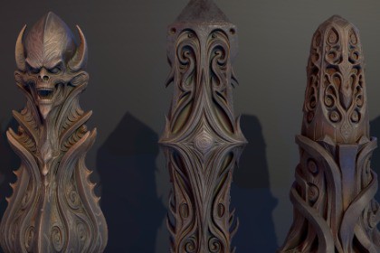 5 Dark Fantasy Obelisks