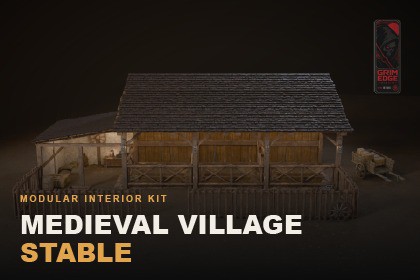 Medieval Village Stable